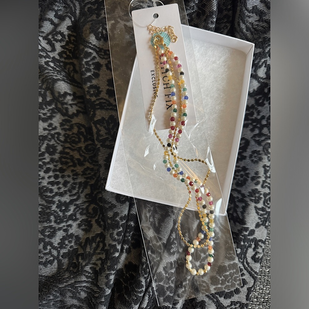 Panacea Layered Chain + Bead Necklace